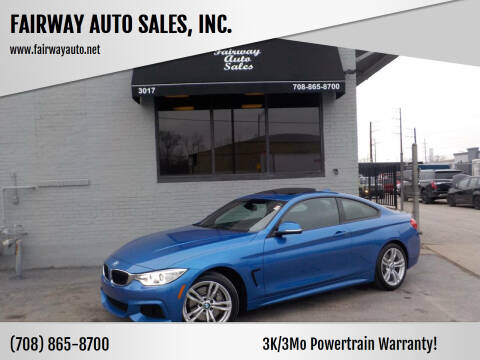 2014 BMW 4 Series for sale at FAIRWAY AUTO SALES, INC. in Melrose Park IL