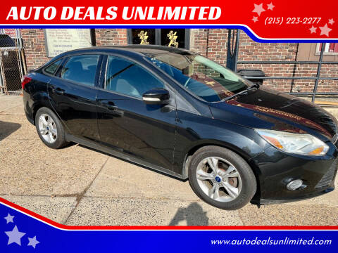 2014 Ford Focus for sale at AUTO DEALS UNLIMITED in Philadelphia PA