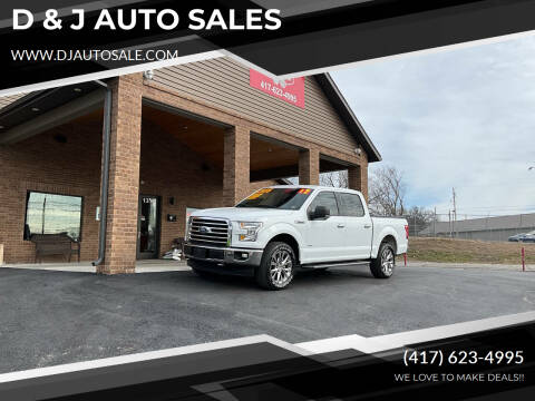 2017 Ford F-150 for sale at D & J AUTO SALES in Joplin MO