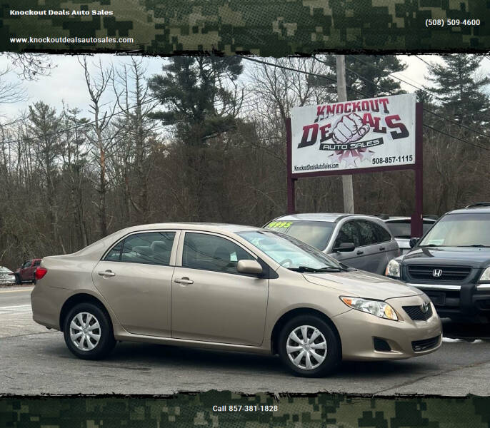 2009 Toyota Corolla for sale at Knockout Deals Auto Sales in West Bridgewater MA