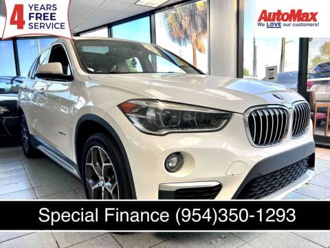 2017 BMW X1 for sale at Auto Max in Hollywood FL