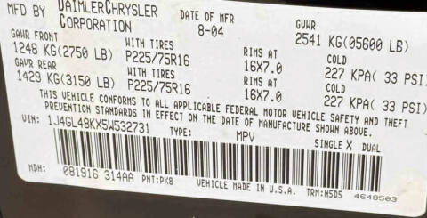 2005 Jeep Liberty Sport