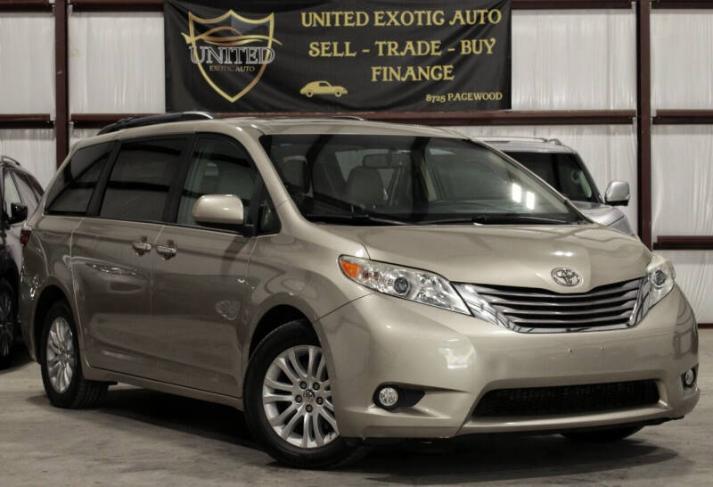 2015 Toyota Sienna for sale at United Exotic Auto in Houston TX