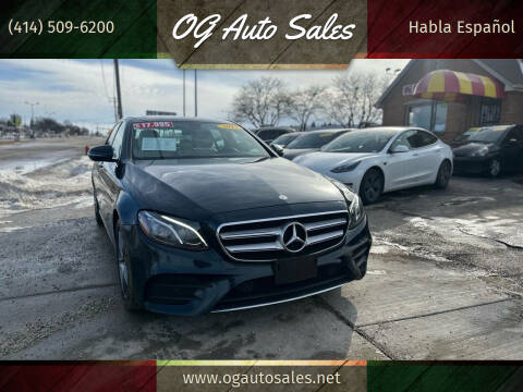 2017 Mercedes-Benz E-Class for sale at OG Auto Sales in Milwaukee WI