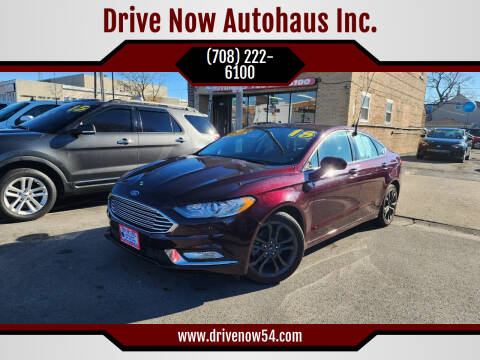 2018 Ford Fusion for sale at Drive Now Autohaus Inc. in Cicero IL
