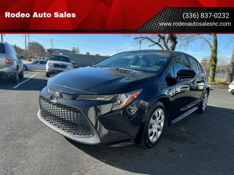 2020 Toyota Corolla for sale at Rodeo Auto Sales in Winston Salem NC
