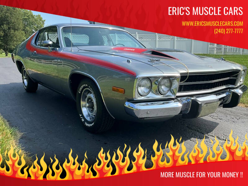 1974 Plymouth Roadrunner for sale at Eric's Muscle Cars in Clarksburg MD