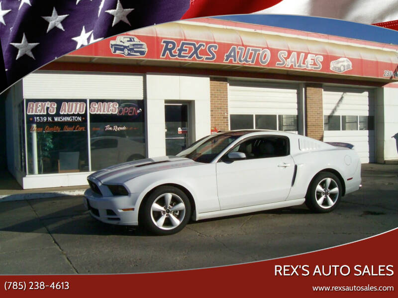 2014 Ford Mustang for sale at Rex's Auto Sales in Junction City KS