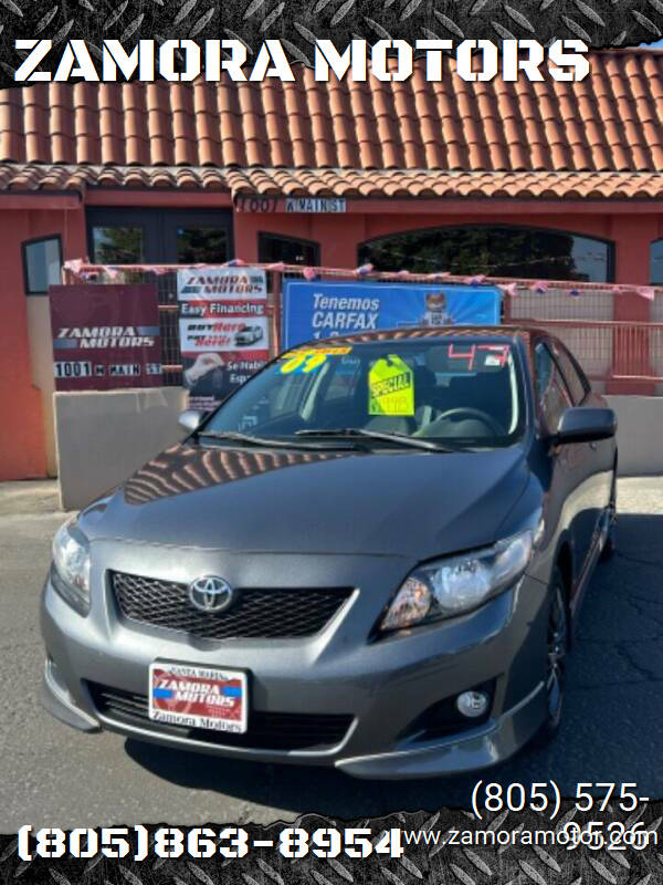 2009 Toyota Corolla for sale at ZAMORA MOTORS in Oxnard CA