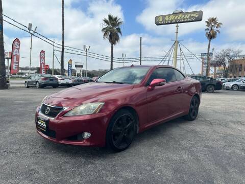2010 Lexus IS 250C for sale at A MOTORS SALES AND FINANCE in San Antonio TX