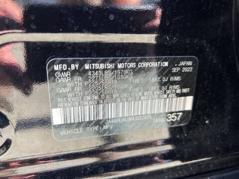 2022 Mitsubishi Outlander Sport