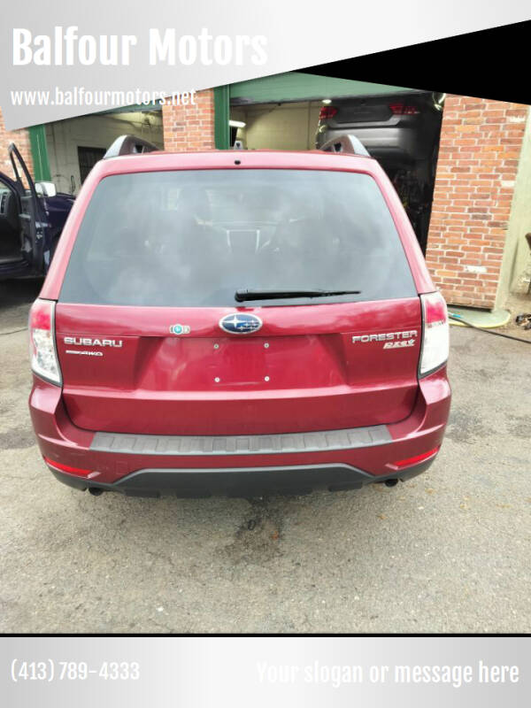 2010 Subaru Forester for sale at Balfour Motors in Agawam MA