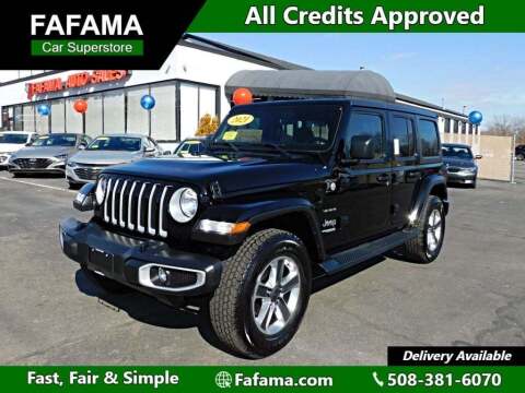 2021 Jeep Wrangler Unlimited for sale at FAFAMA AUTO SALES Inc in Milford MA