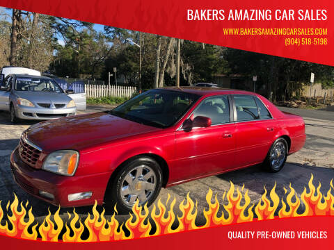 2002 Cadillac DeVille for sale at Bakers Amazing Car Sales in Jacksonville FL