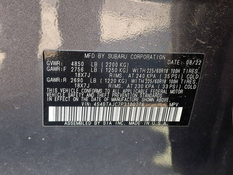2023 Subaru Outback Onyx Edition