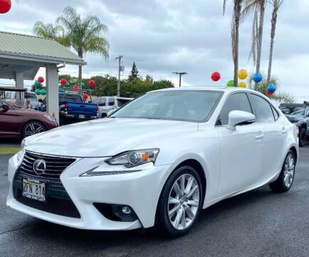2016 Lexus IS 200t for sale at PONO'S USED CARS in Hilo HI