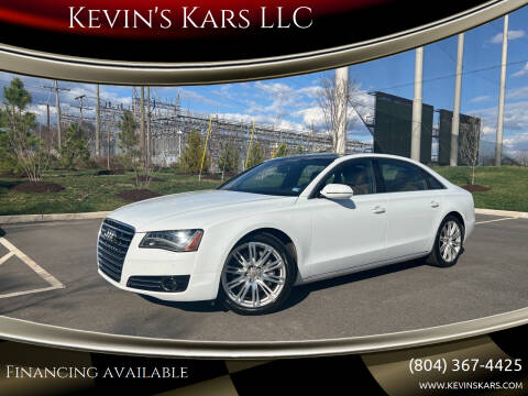 2013 Audi A8 L for sale at Kevin's Kars LLC in Richmond VA