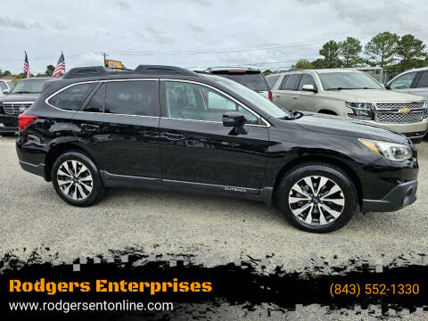 2016 Subaru Outback for sale at Rodgers Enterprises in North Charleston SC