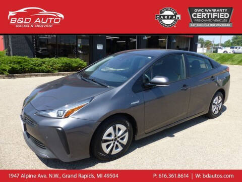 2019 Toyota Prius for sale at B&D Auto Sales Inc in Grand Rapids MI