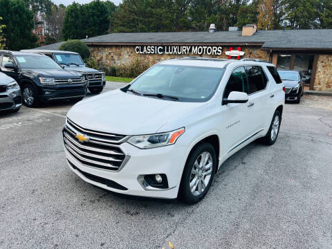 2018 Chevrolet Traverse for sale at Classic Luxury Motors in Buford GA