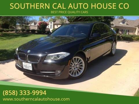 2013 BMW 5 Series for sale at SOUTHERN CAL AUTO HOUSE CO in San Diego CA