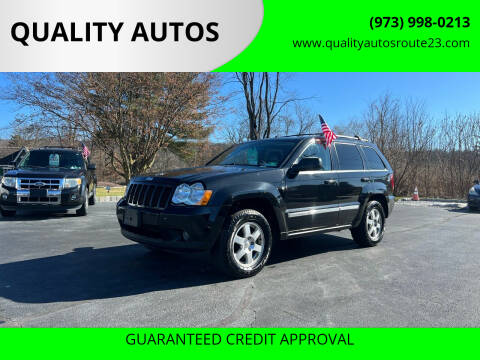 2010 Jeep Grand Cherokee for sale at QUALITY AUTOS in Hamburg NJ