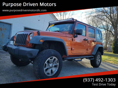 2011 Jeep Wrangler Unlimited for sale at Purpose Driven Motors in Sidney OH