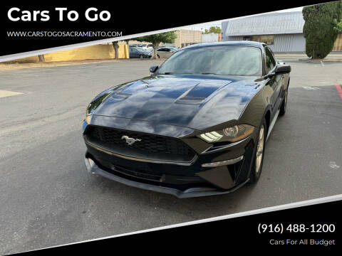 2018 Ford Mustang for sale at Cars To Go in Sacramento CA