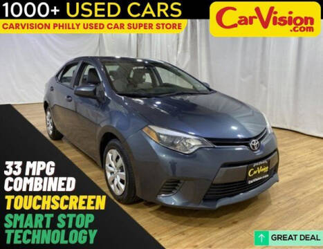 2015 Toyota Corolla for sale at Car Vision Mitsubishi Norristown in Norristown PA