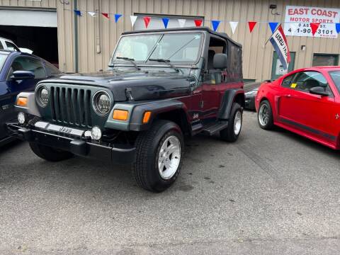 2004 Jeep Wrangler for sale at East Coast Motor Sports in West Warwick RI