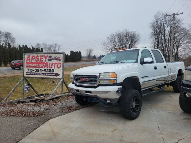 2001 GMC Sierra 2500HD for sale at Apsey Auto in Marshfield WI