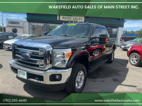 2013 Ford F-250 Super Duty for sale at Wakefield Auto Sales of Main Street Inc. in Wakefield MA