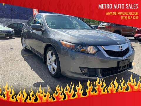 2009 Acura TSX for sale at Metro Auto Sales in Lawrence MA