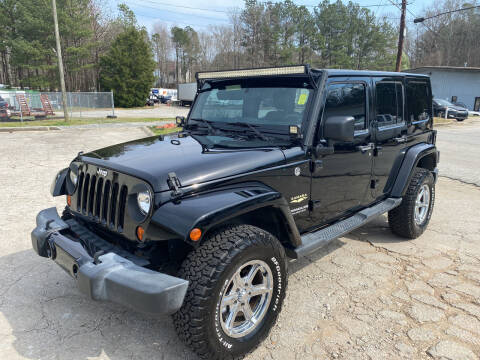 2013 Jeep Wrangler Unlimited for sale at Elite Motor Brokers in Austell GA