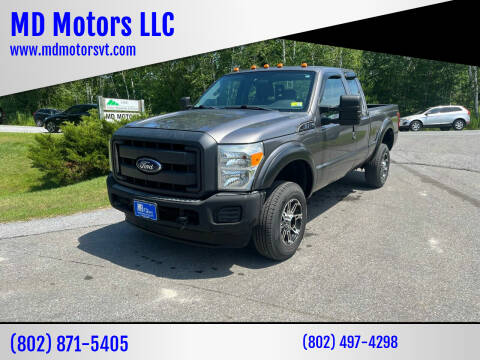 2012 Ford F-250 Super Duty for sale at MD Motors LLC in Williston VT