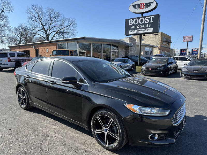 2015 Ford Fusion for sale at BOOST AUTO SALES in Saint Louis MO