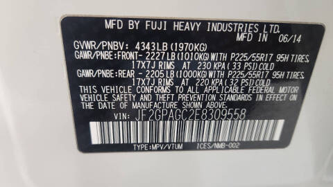 2014 Subaru XV Crosstrek 2.0i Limited