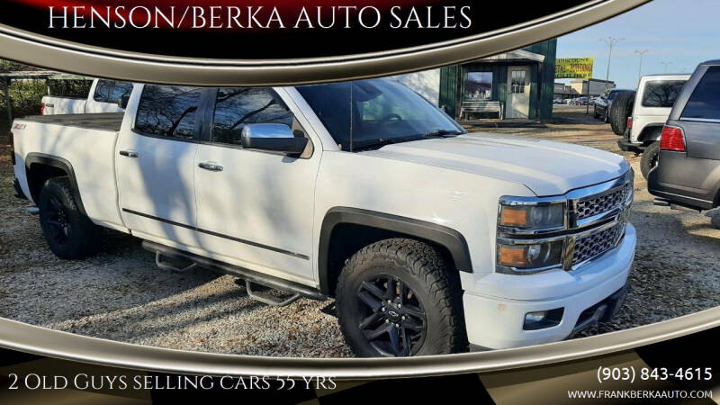 2014 Chevrolet Silverado 1500 for sale at HENSON/BERKA AUTO SALES in Gilmer TX