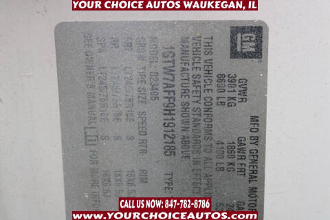 2017 GMC Savana 2500