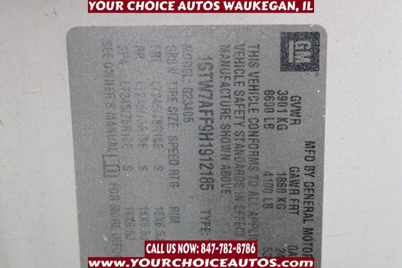 2017 GMC Savana 2500