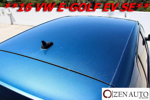2016 Volkswagen e-Golf SE