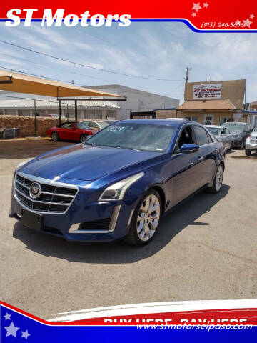 2014 Cadillac CTS for sale at ST Motors in El Paso TX