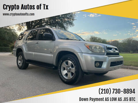 2008 Toyota 4Runner for sale at Crypto Autos of Tx in San Antonio TX