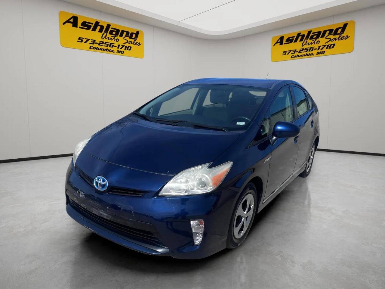 Blue 2012 Toyota Prius Hatchback Front-Wheel Drive Continuously Variable Transmission