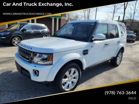 2014 Land Rover LR4 for sale at Car and Truck Exchange, Inc. in Rowley MA