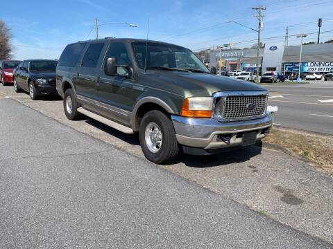 2000 Ford Excursion for sale at Hillside Motors Inc. in Hickory NC