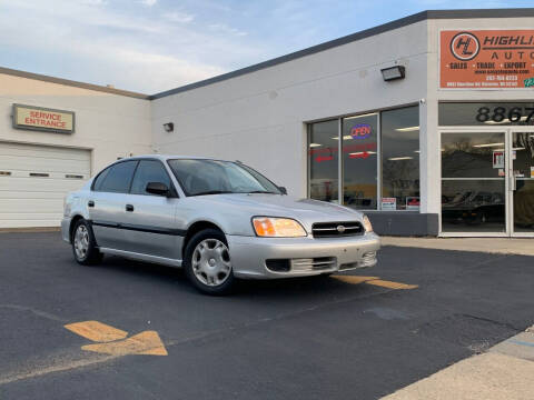 2002 Subaru Legacy for sale at HIGHLINE AUTO LLC in Kenosha WI