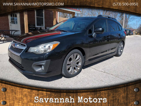 2014 Subaru Impreza for sale at Savannah Motors in Whiteside MO