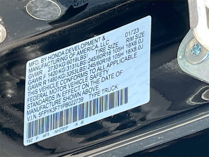 2023 Honda Ridgeline RTL-E