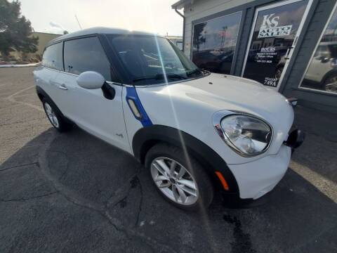 2014 MINI Paceman for sale at K & S Auto Sales in Smithfield UT